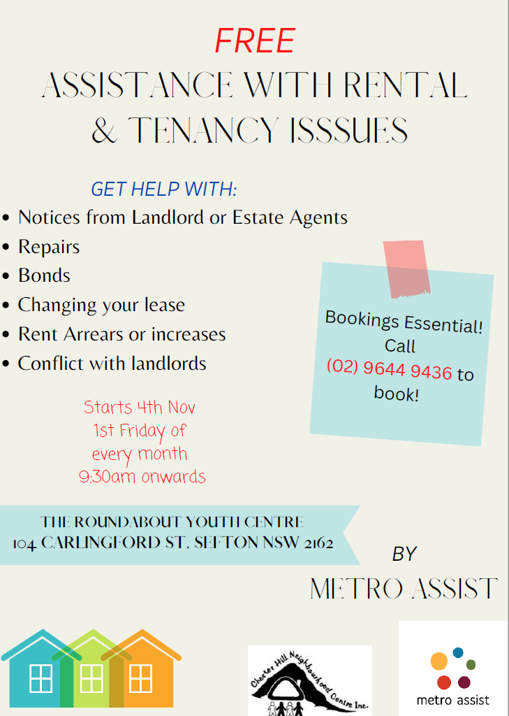 Tenancy and Rental Assistance flyer